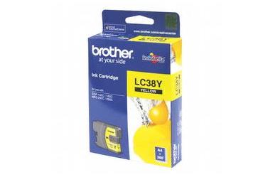 Brother LC38Y Yellow Ink Cartridge