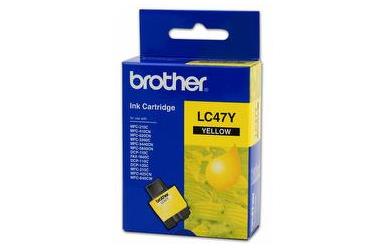 Brother LC47Y Yellow Ink Cartridge