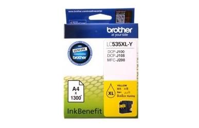 Brother LC535XLY &lt;br&gt;Yellow High Yield Ink Cartridge