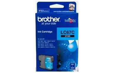 Brother LC67C Cyan Ink Cartridge