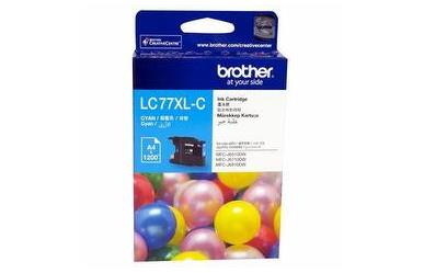 Brother LC77XLC High Yield Cyan Ink Cartridge