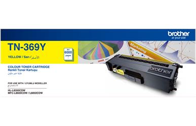 Brother TN369Y High Yield Yellow Toner Cartridge